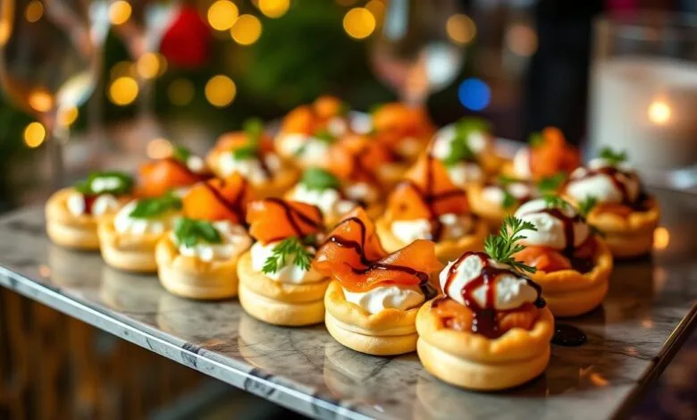 appetizers with puff pastry