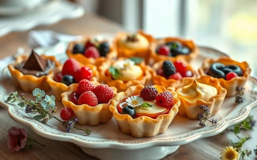 elegant puff pastry tarts