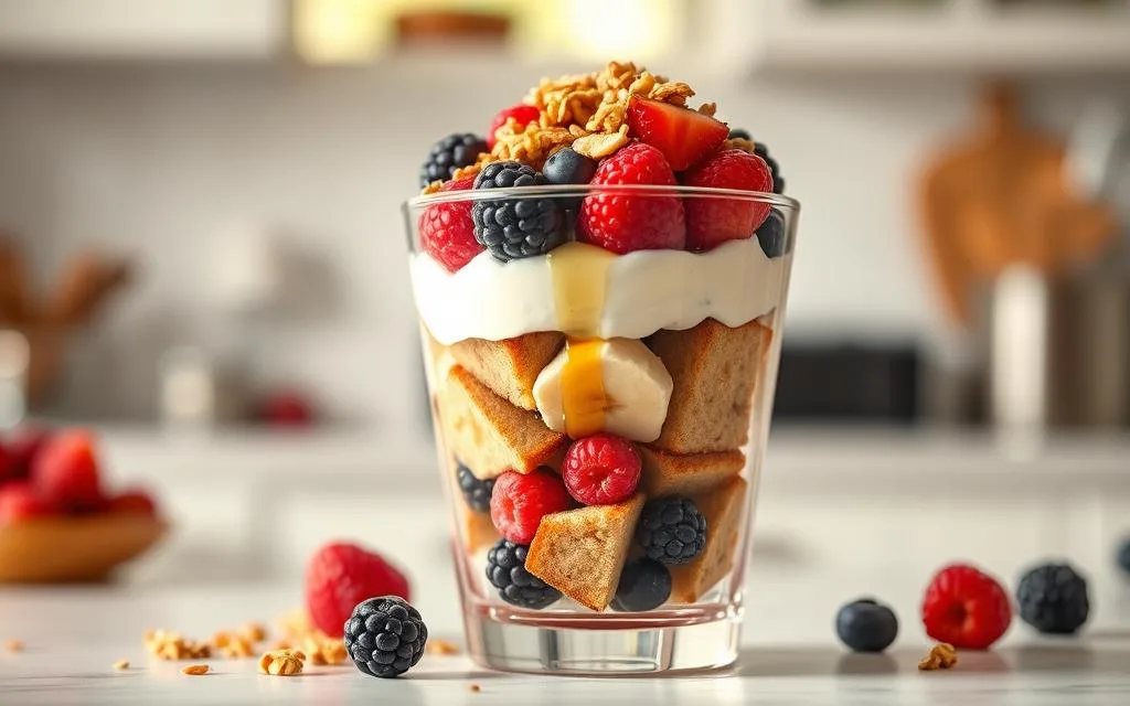 Healthy Banana Bread Parfait healthy banana bread parfait