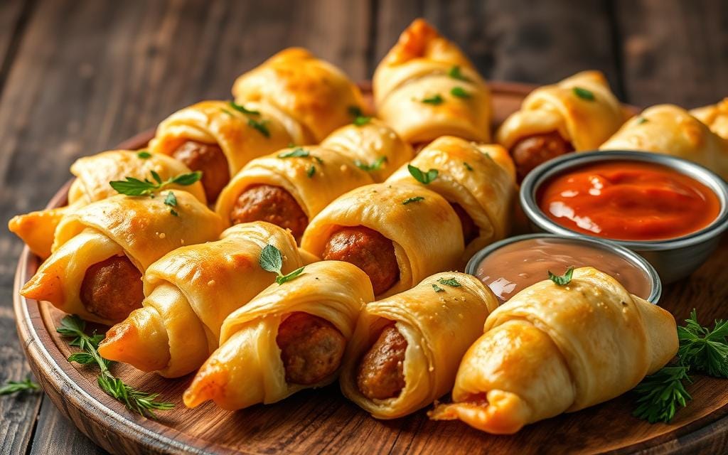 Sausage Appetizers With Puff Pastry sausage appetizers with puff pastry